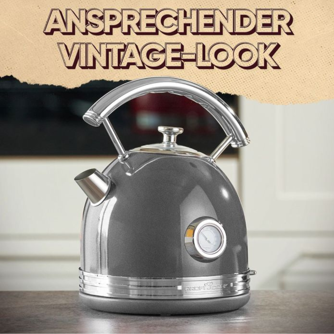 ProfiCook Ketil vintage 1,7L 2200W Gráur PC-WKS