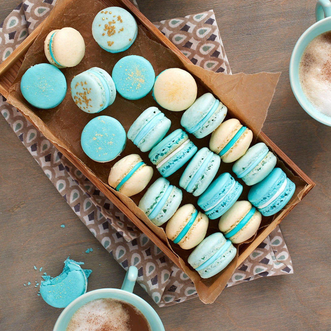 Decora Macaron turrmix t/2x35stk Ø3,5cm hvítt