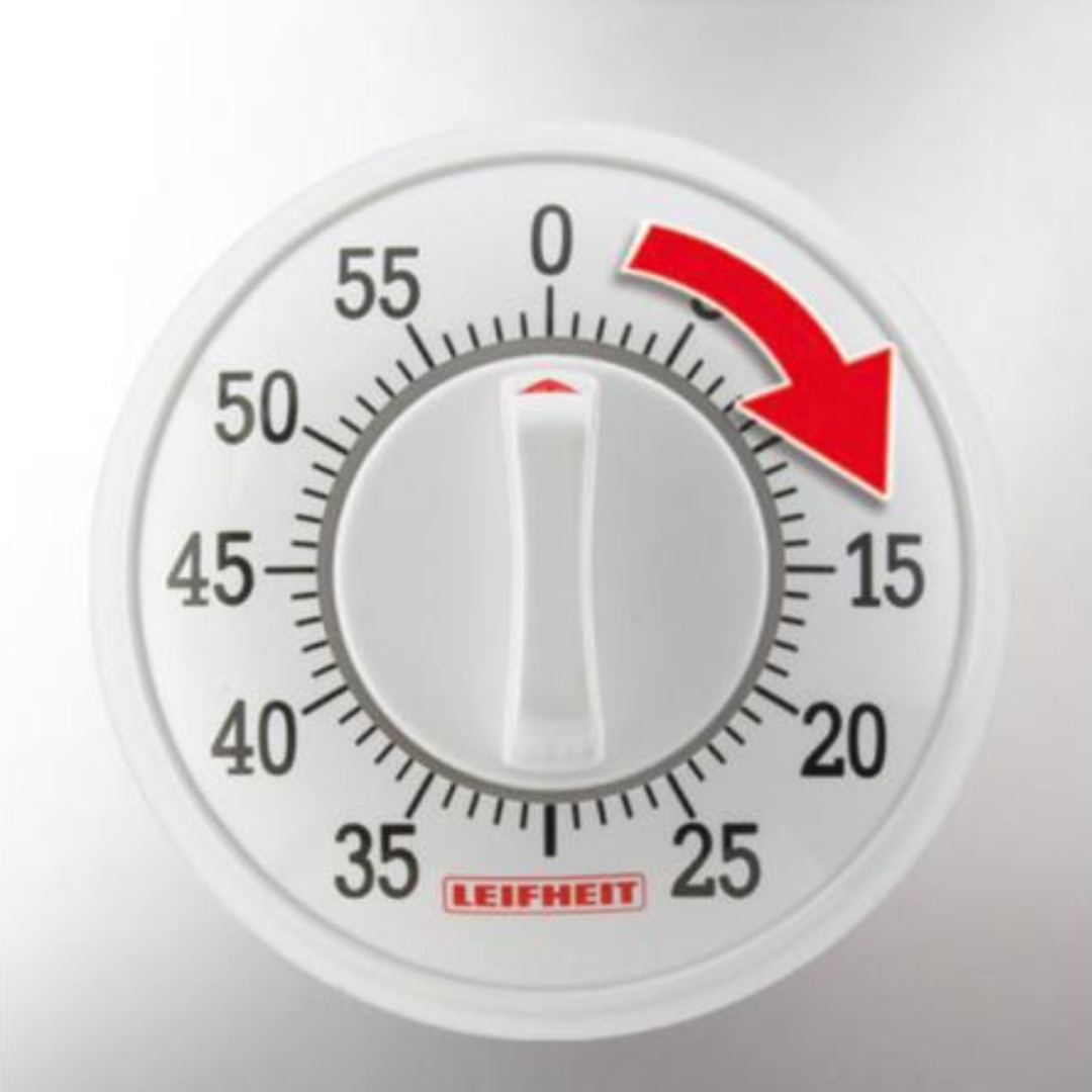 Leifheit Minuttur analog C-Line hvítt