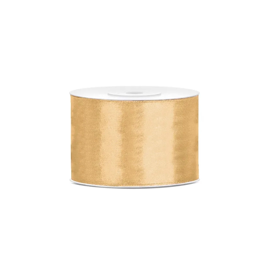 PD Silkiband 5cm L25m ljóst hunang