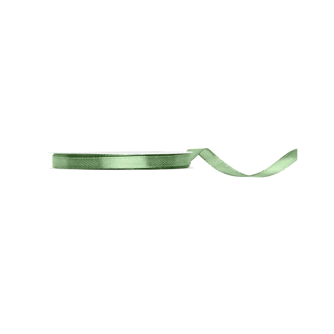 PartyDeco Silkiband lj. Grønt 6mm/25m