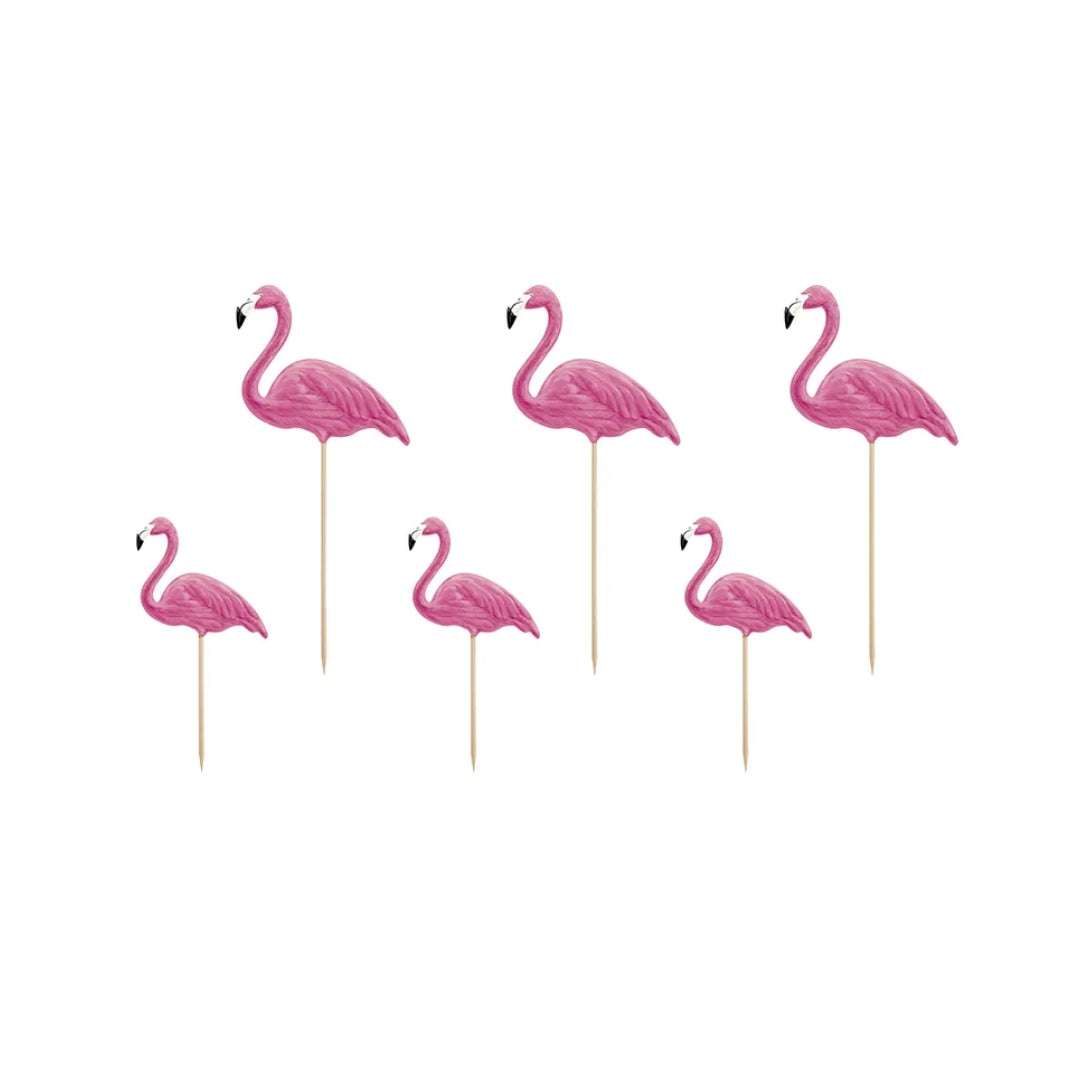 PD Køkupinnar 6stk Flamingo 15cm & 23,5cm
