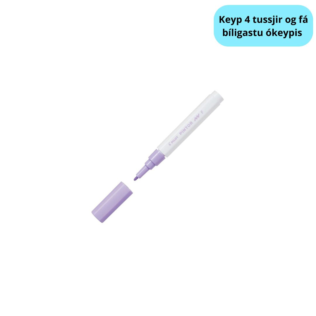 Tussj Fín 1,0mm Pastel Lilla Pilot Pintor