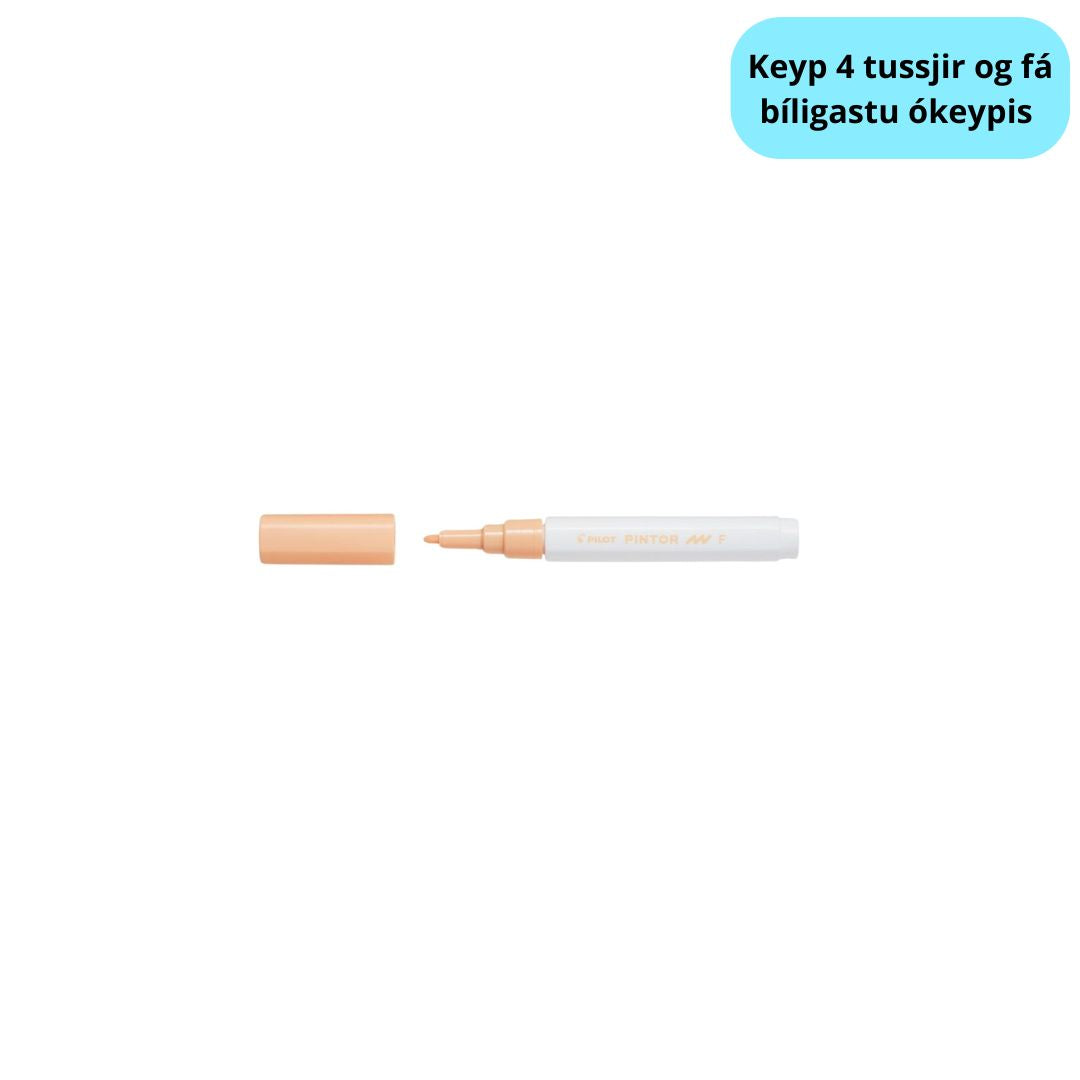 Tussj Fín 1,0mm Pale Orange Pilot Pintor
