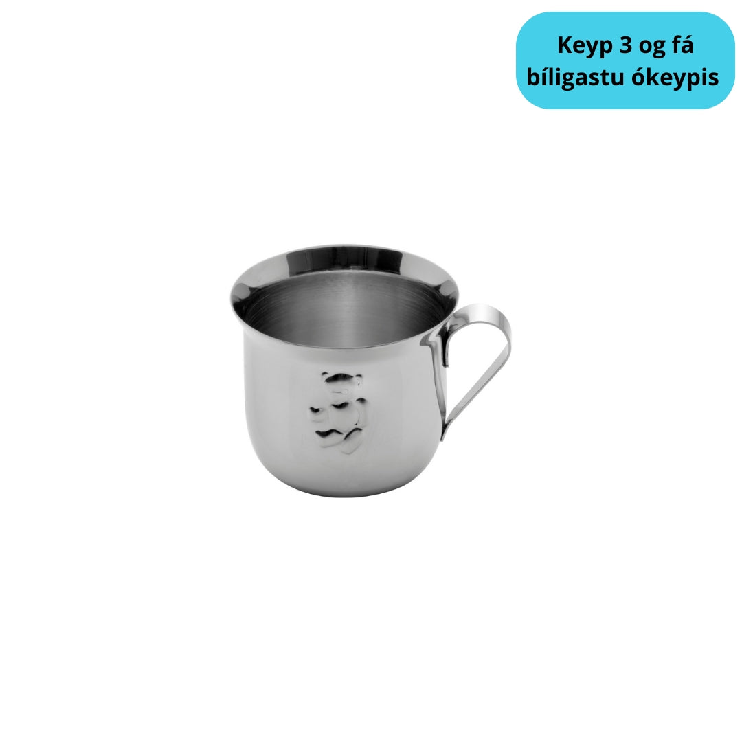 Barnakrúss bamsumotiv rustfrítt