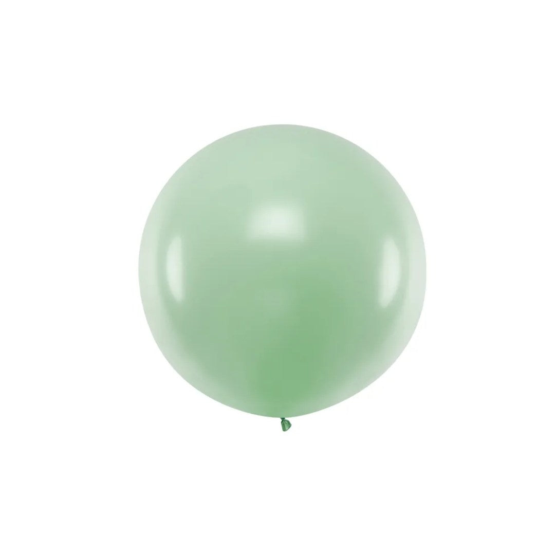 PD Ballónir rundar 1m Pastel Pistachio 1/1