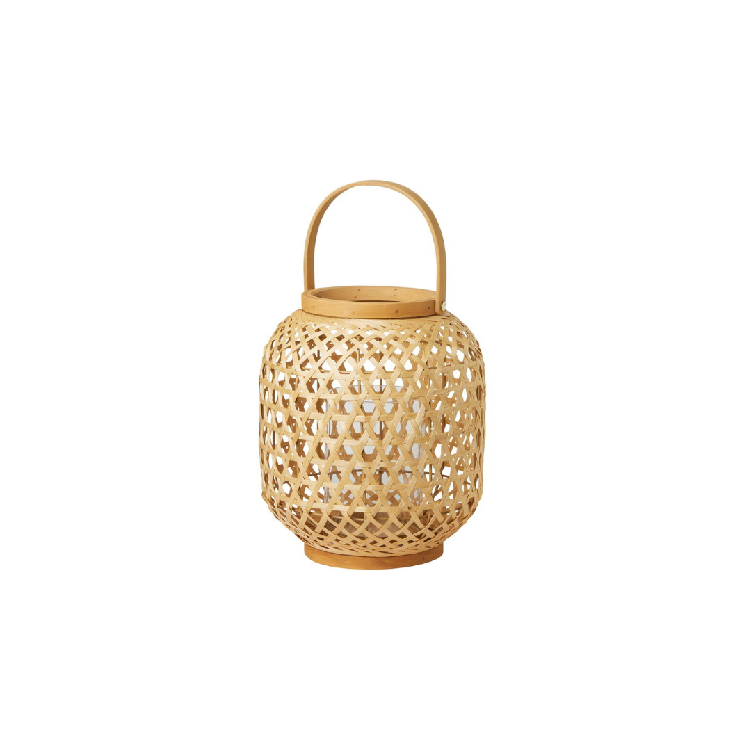 Duni Lanterna bambus 25,5X24cm 1stk|Kart/2