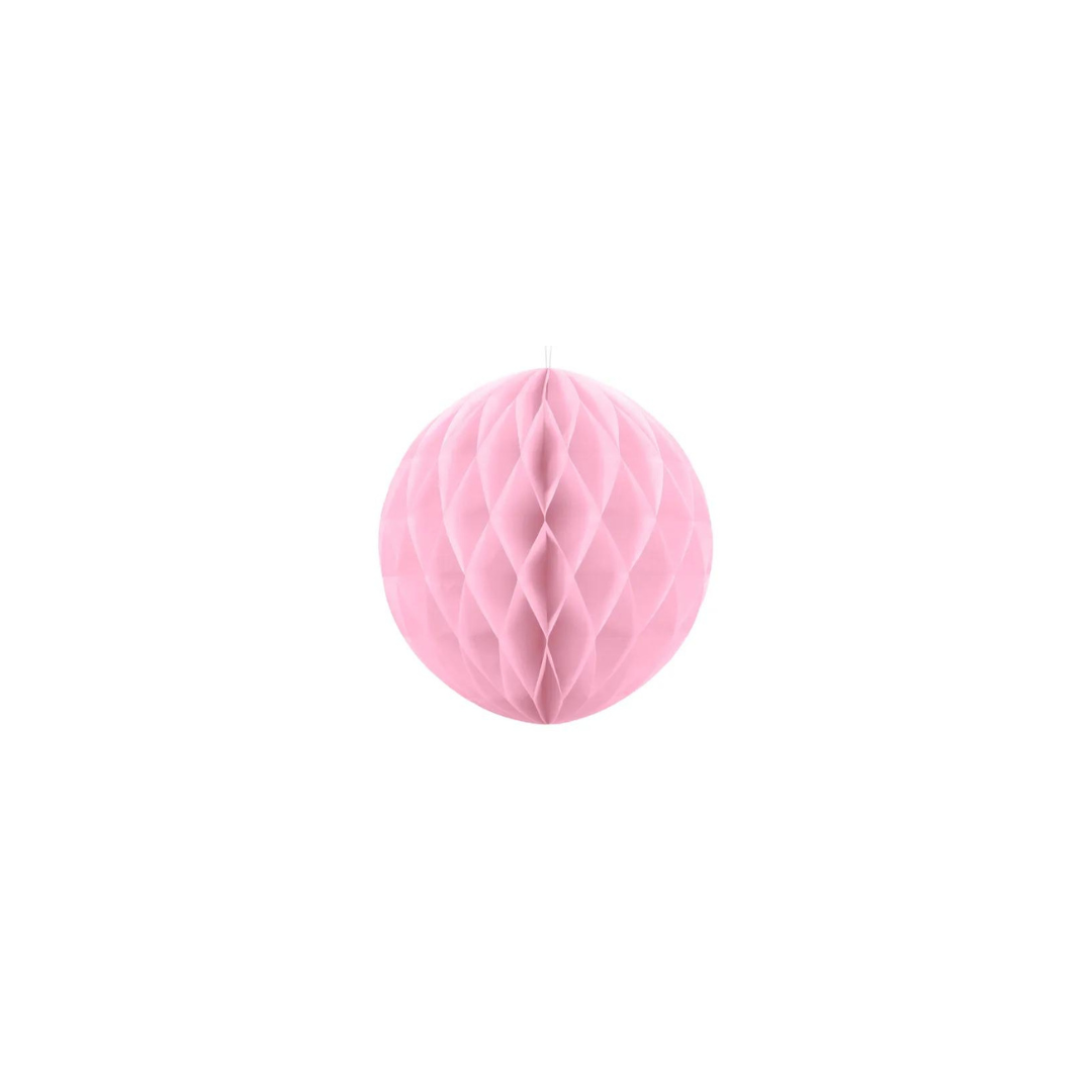Partydeco Honeycomb Ball ljóst pink 20cm 1stk