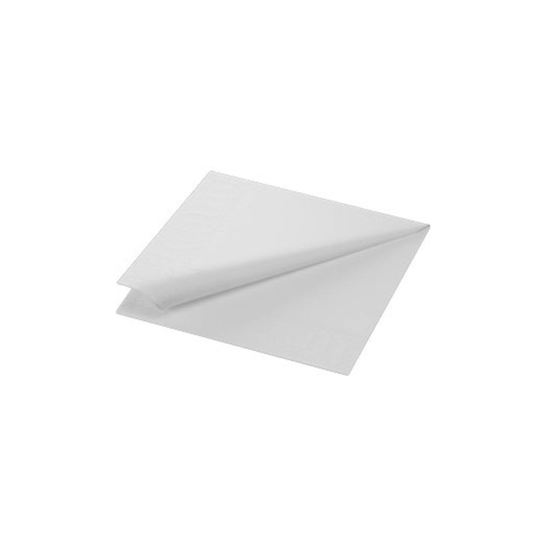 Duni 1-lag serv.33cm 600stk|Kart/7 Hvítt