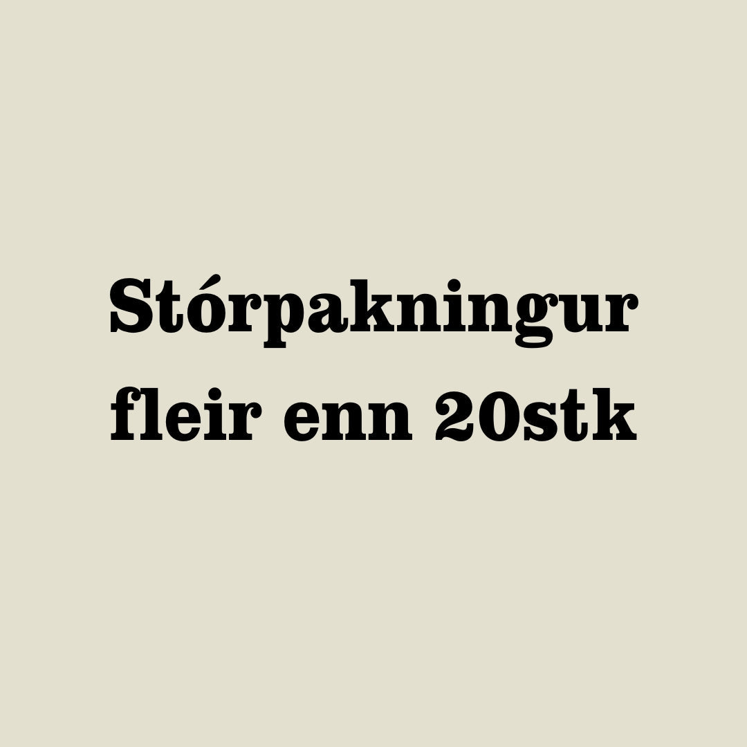 Stórpakningur kaffistødd 20-24cm