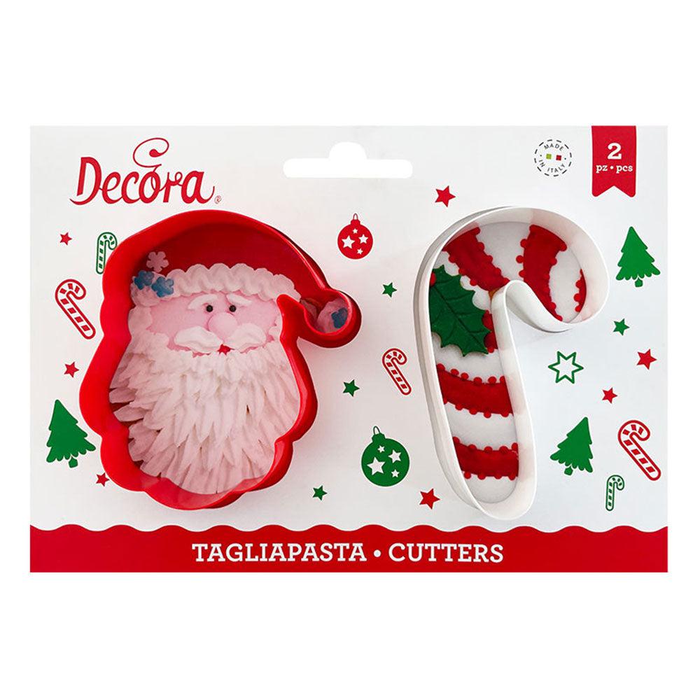 Decora Útskerarar Jólamaður 8xH2,2cm 8,5xH2cm