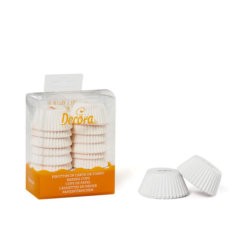 Decora Muffinsformar hvítir 200stk 32X22mm