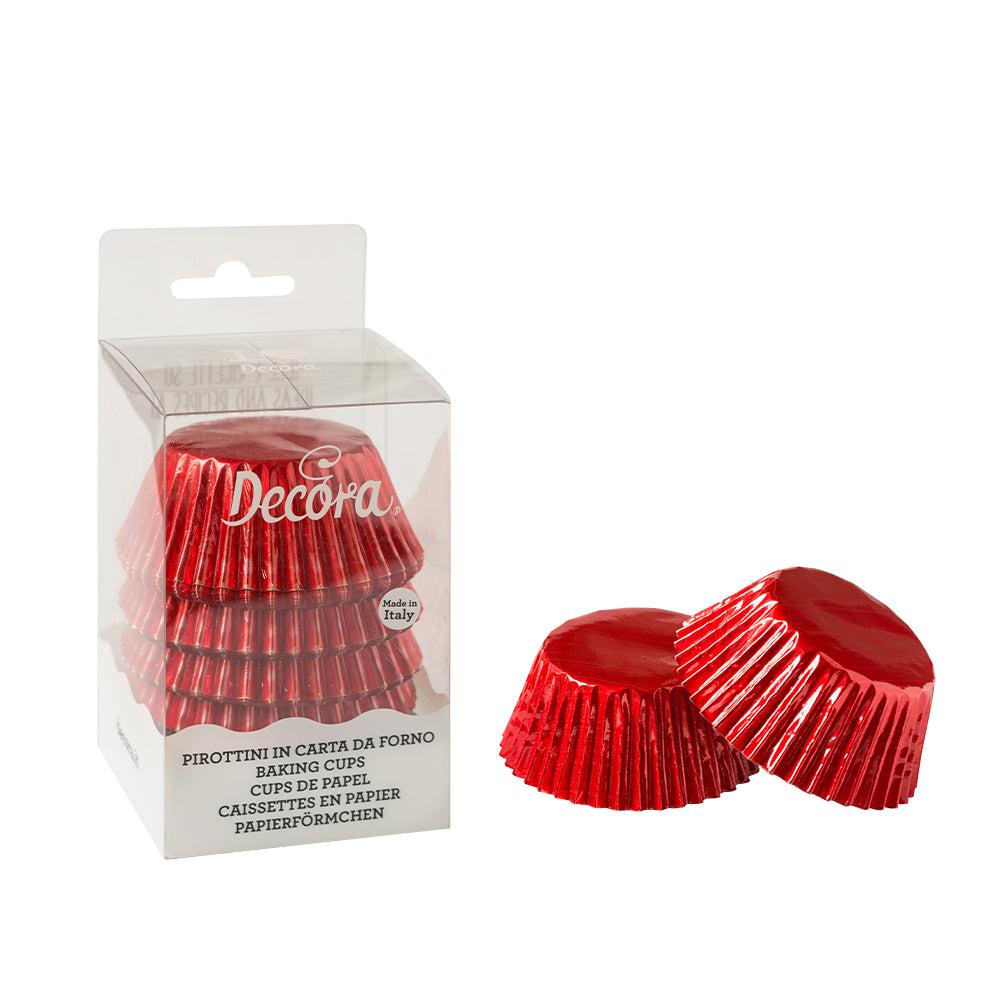 Decora Muffinsformar 60stk 50x32mm metalreytt