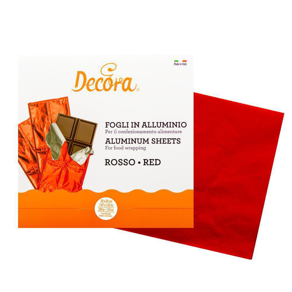Decora foliubløð t/konfekt reytt 20x20cm 200gr 150stk