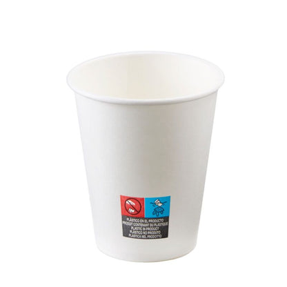 N Pappbikur 24cl Hvítt 20stk|kar12 Naturgo