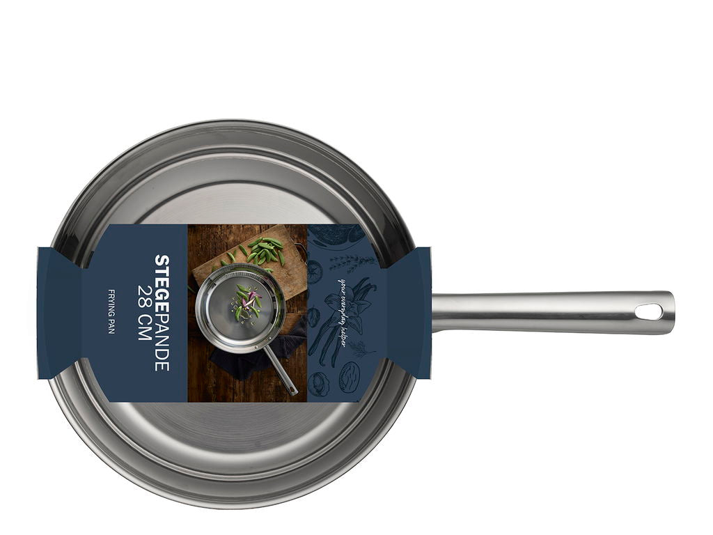 Panna stál Til allar hitakeldur Funktion Ø28cm