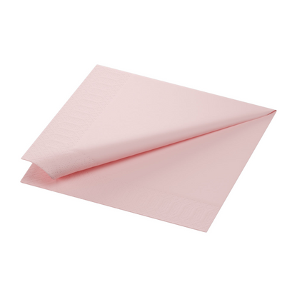 Duni. Serv. 3-lag 33cm 250stk|Kart/4 Mellow Rose