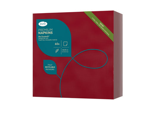 Dunisoft Bio serv.40cm 60stk|Kart/12 Bordeaux
