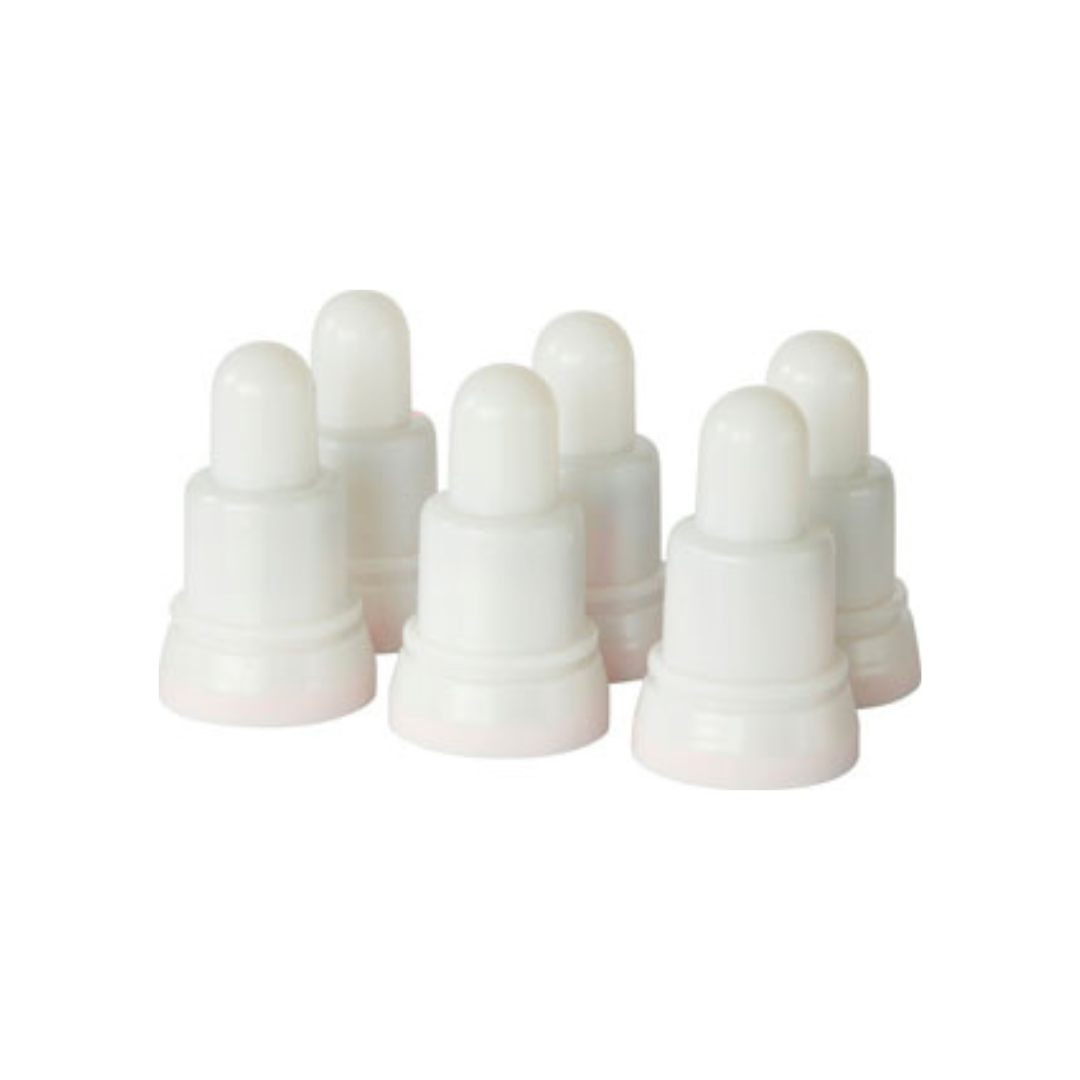 Duni LED eyksett v/6lampum litir/heithvítt 7x4cm 1/6