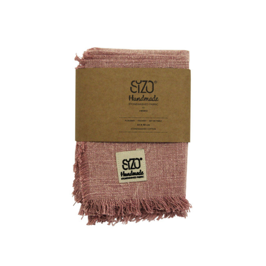 Sizo Dekkserviettur 33x48cm 4stk bummull Pink