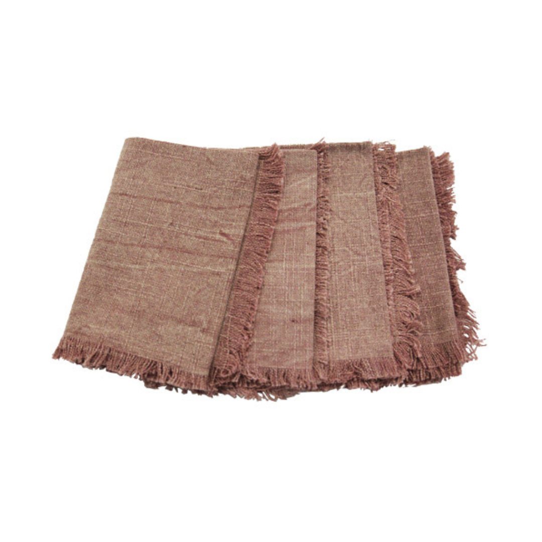 Sizo Dekkserviettur 33x48cm 4stk bummull Pink