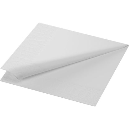 Duni 3-lags serv.40cm 125stk|Kart/8 Hvítt