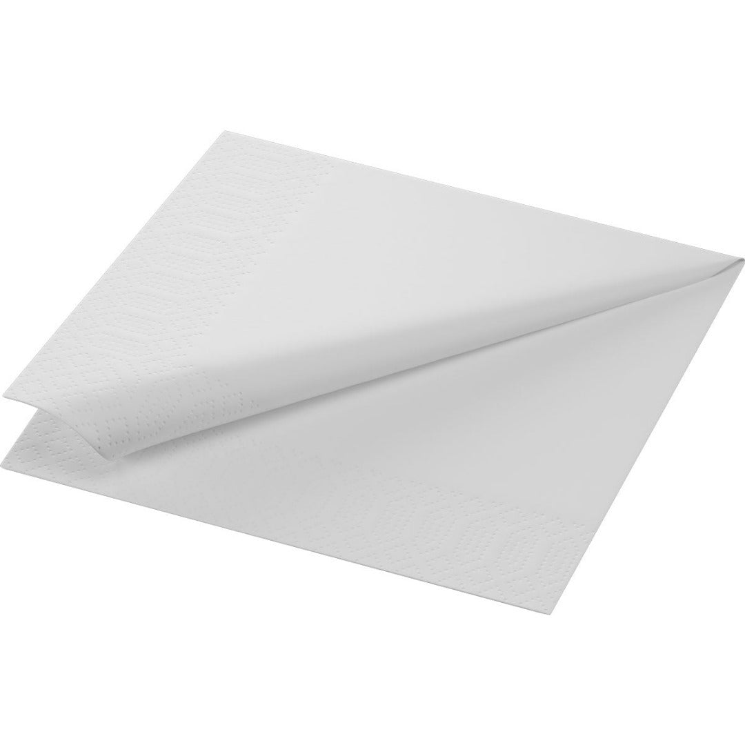 Duni 3-lags serv.33cm 50stk/10 Hvítt