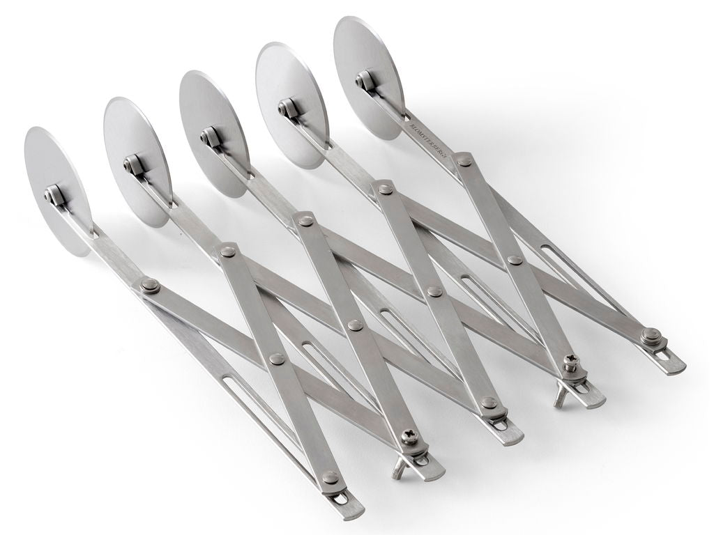 Deiggjsporur v/ 5 hjólum stál Blomsterberg