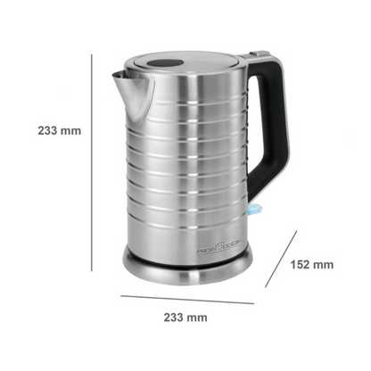 ProfiCook Ketil 1,7L Rusft+svart PC-WKS 1119