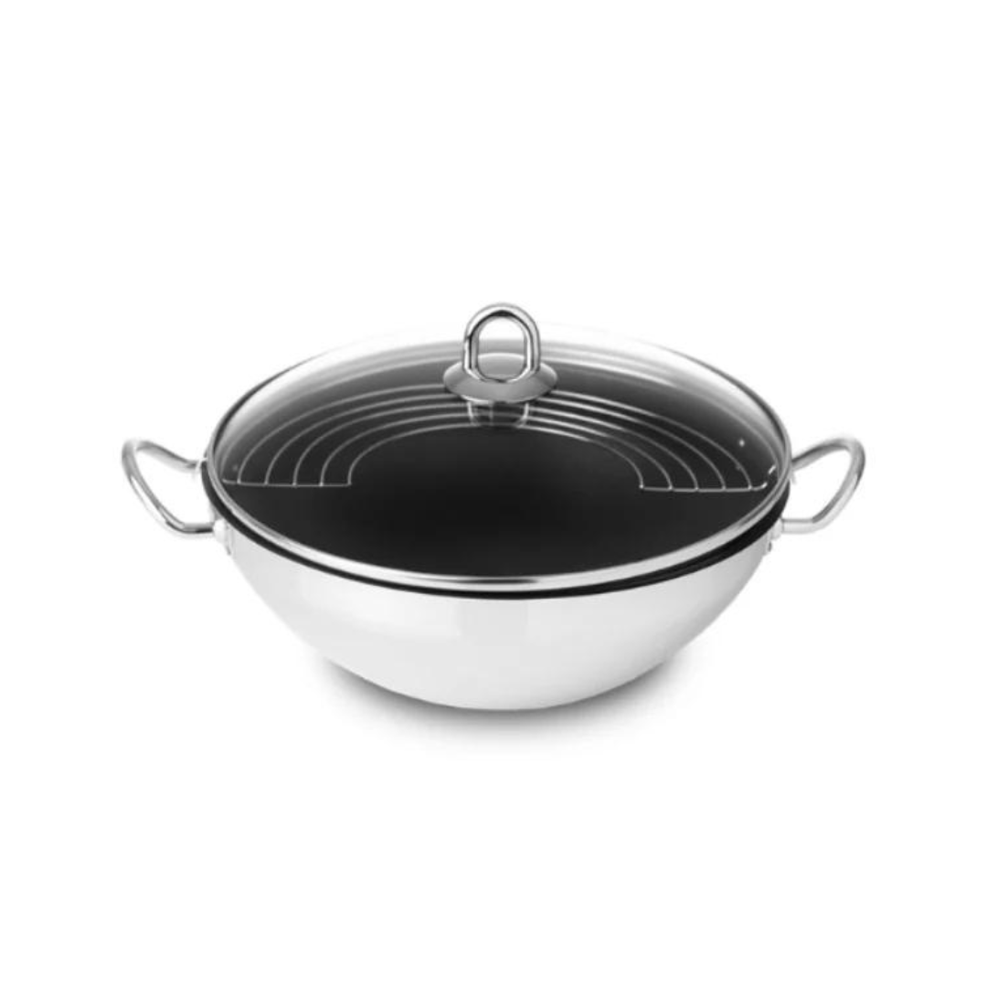 Silampos Nautilus wok v/lok+rist Non-stick