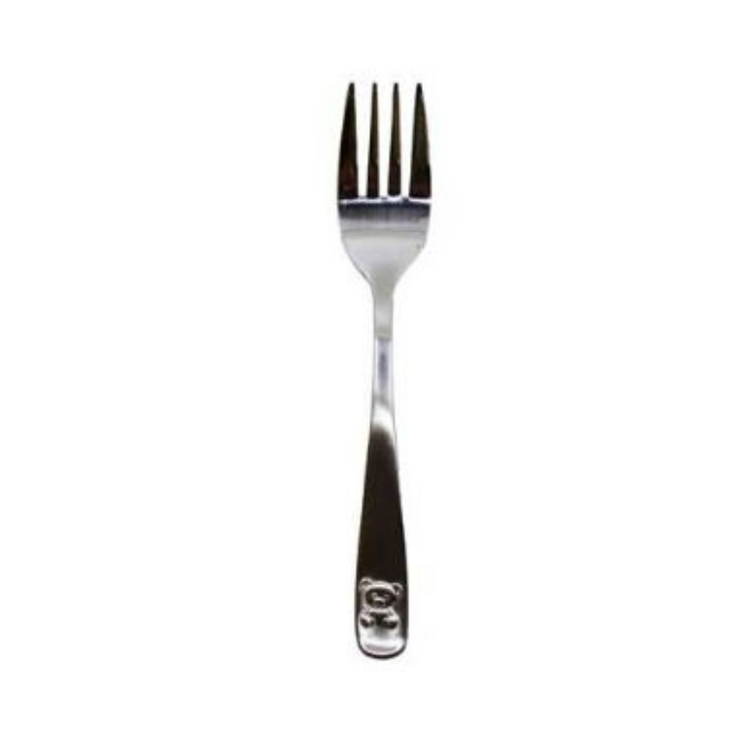 Barnabestikk bamsa gaffil 14cm
