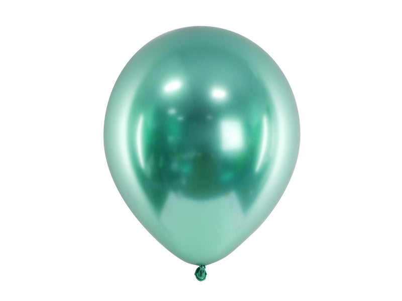 Ballónir Glossy 30cm 50stk Fløsku grønt
