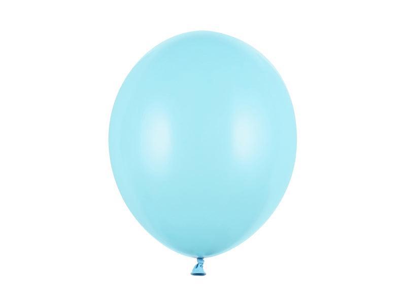 Ballónir latex 30cm 10stk Pastel ljóst blá