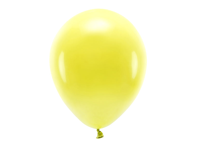 Ballónir ECO latex 30cm pastel gult 10stk