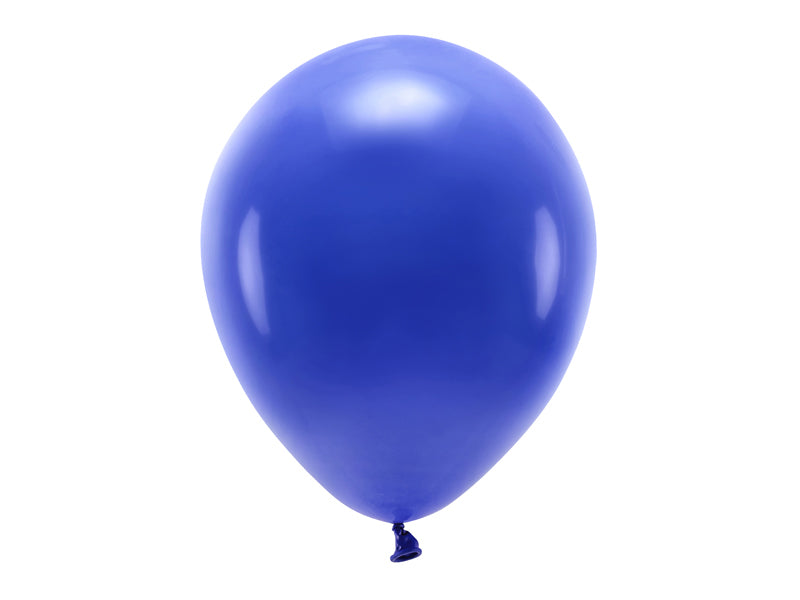 Ballónir ECO latex 30cm 10stk pastell Blátt Navy