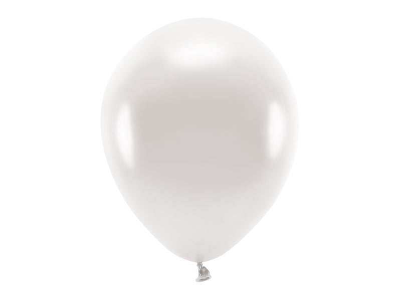Ballónir ECO latex 30cm 10stk metal pearl
