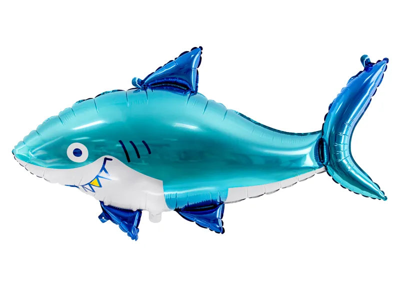 Ballónir foliu Shark 10stk2x62 cm mix