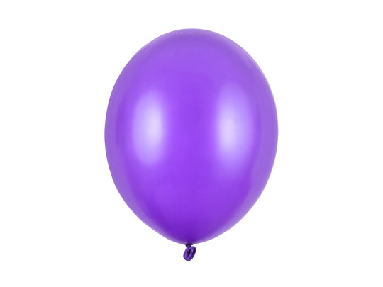 Ballónir latex  30cm Metal Purple 10stk