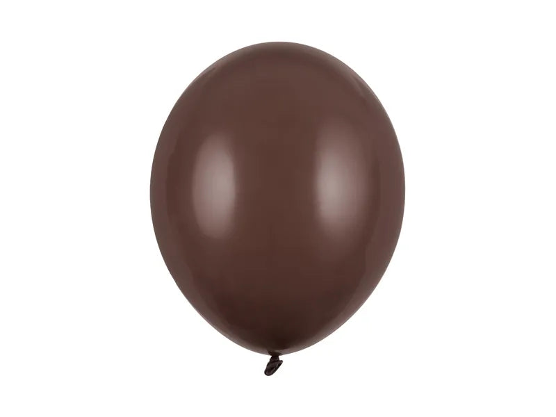 Ballónir latex 30cm 10stk Pastel Cocoa brún