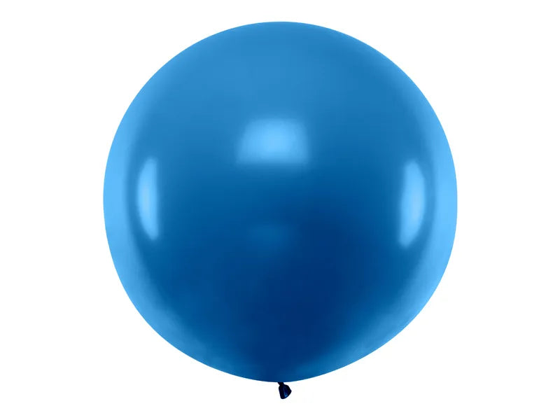 Ballónir rund 1m Pastel Navy blá