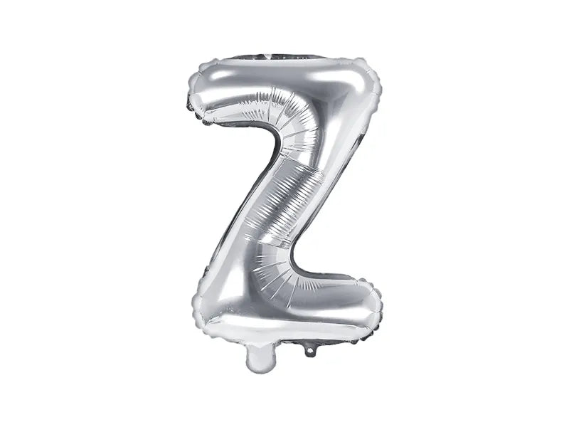 Bókstavaballónir&quot;Z&quot; 35cm silvur