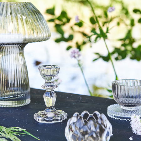 Staki t/bikarljós+blokkljós Ø10 7cm glas