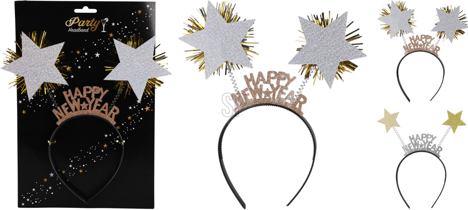 Hárboyli stjørnur " Happy New year"