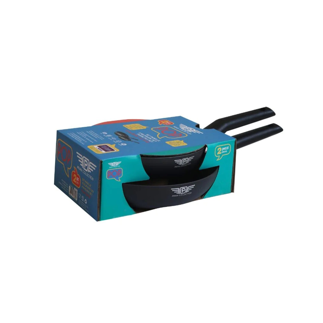 Pannusett Ø24+28cm nonstick POP