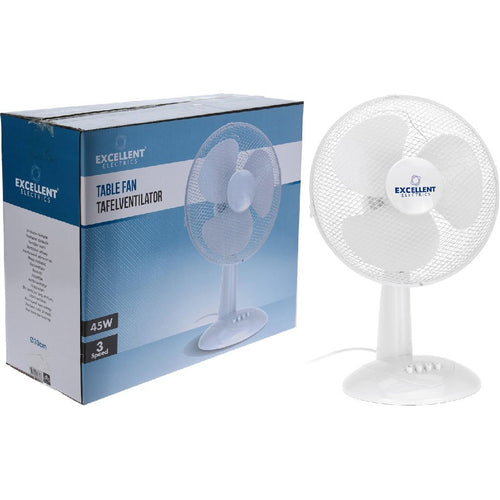 Vifta á fóti 30cm 3trin 45W Hvít