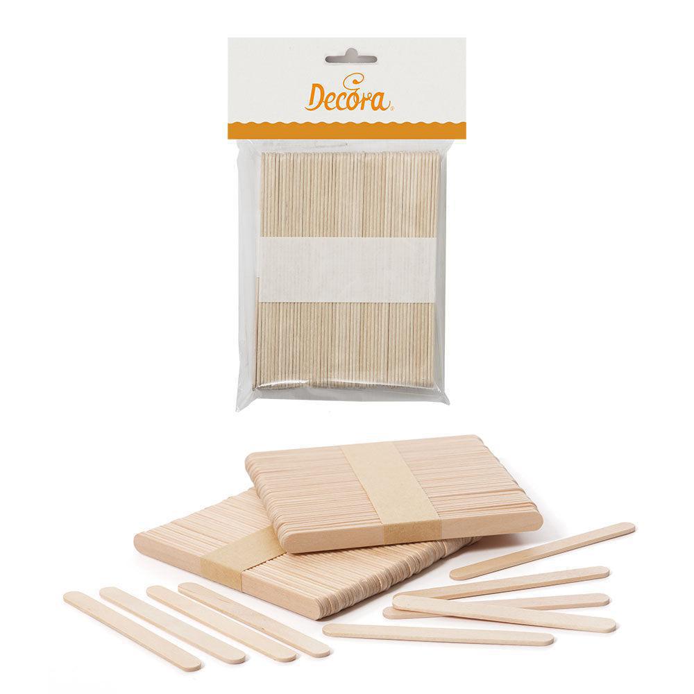 Decora íspinnar træ 100stk 10x114mm