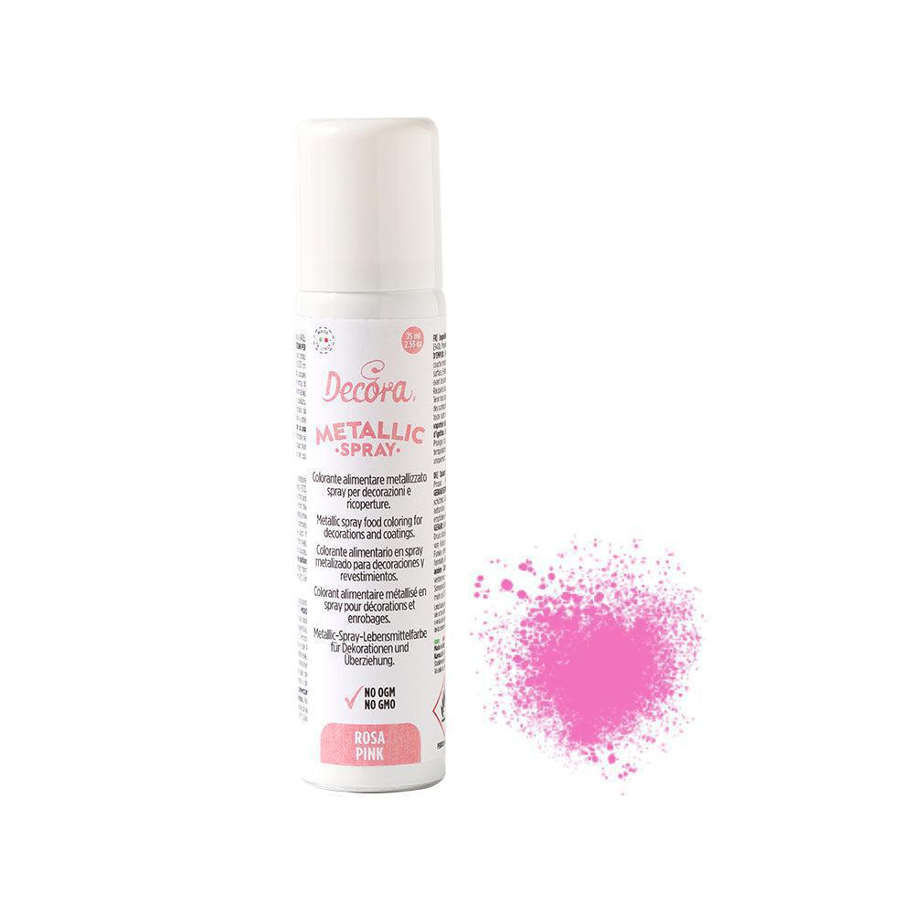 Decora litsprey metalliskt 75ml pink