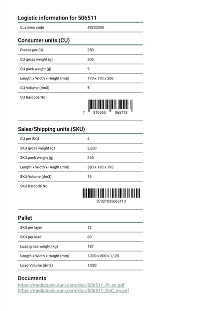 Duni Kaffifiltur Skál 1,8 Ø90 D250 250stk|Kart/4