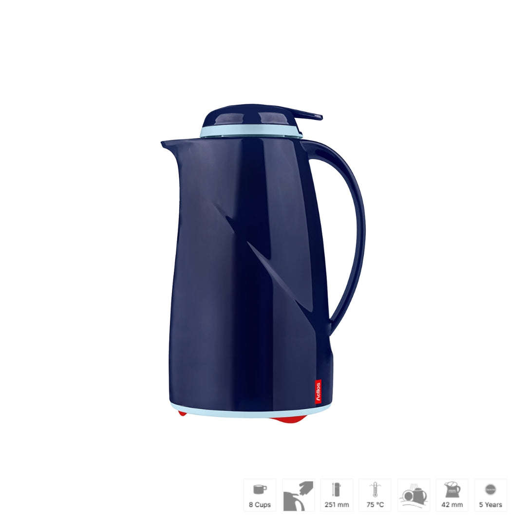 Helios termokanna Wave Push 1L M. Bláur