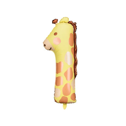 PD Ballóntal folia &quot;1&quot; Giraffur 48x96cm 30L